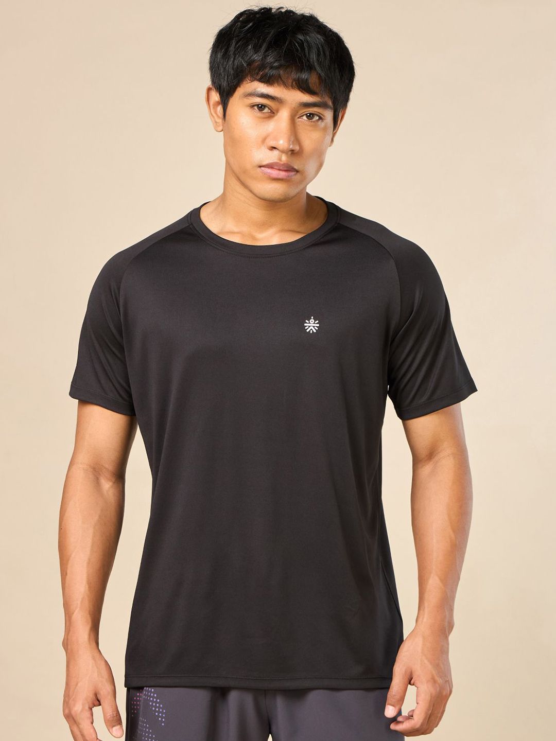 CULT Colourblocked Raglan Sleeves Moisture Wicking Strength Performance Sports T-shirt-picture-29