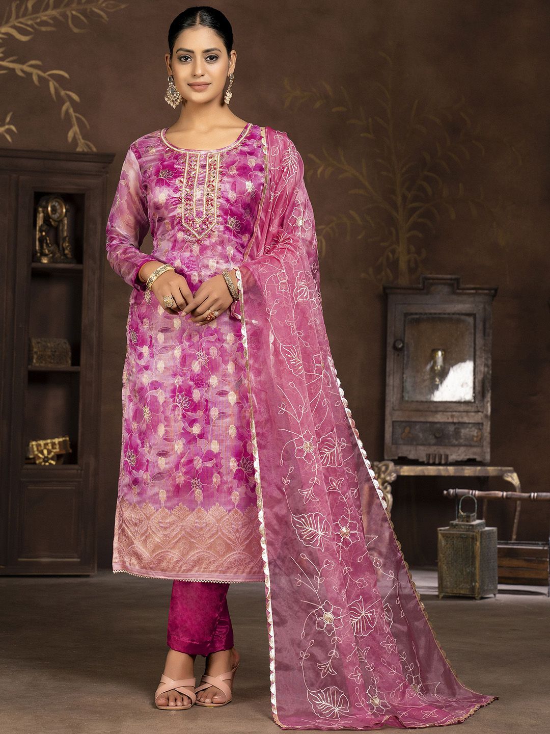 Maroosh Embroidered Unstitched Dress Material-picture-18