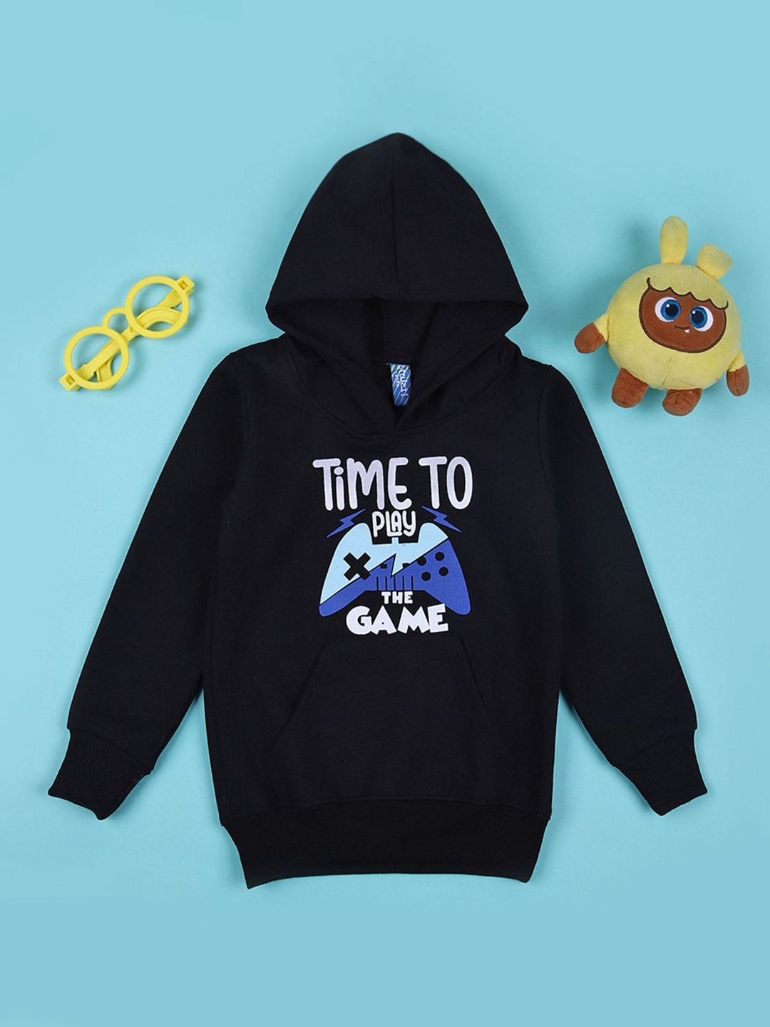 V-Mart Boys Printed Hooded Pullover Sweatshirt-picture-17