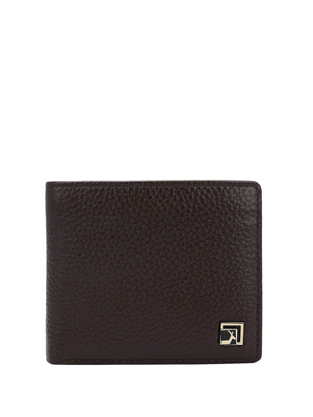 Da Milano Men Brand Logo Textured Leather Two Fold Wallet-image-42