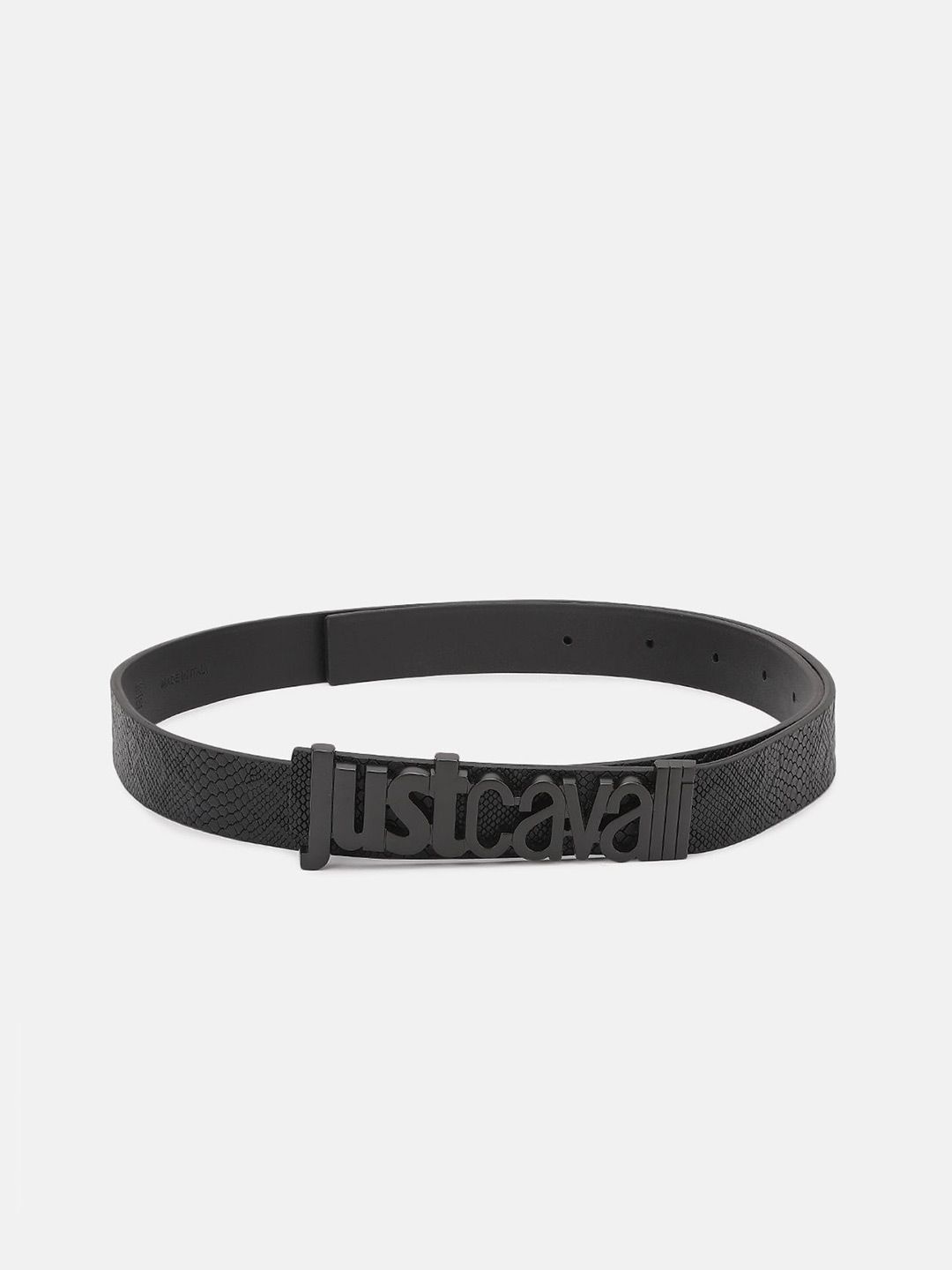 Just Cavalli Men Textured Leather Belt-image-14