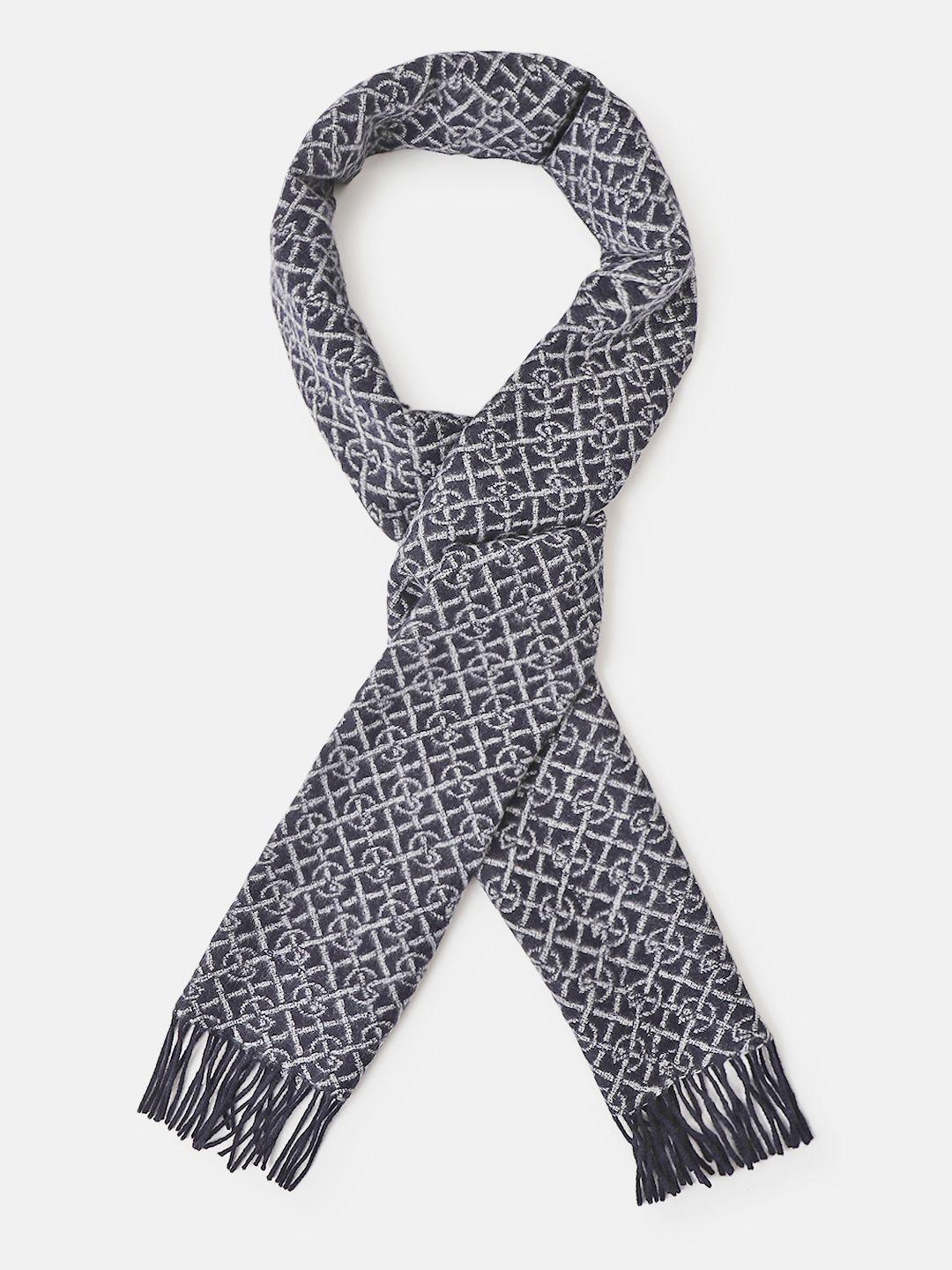 GANT Men Printed Fringed Scarf-image-14