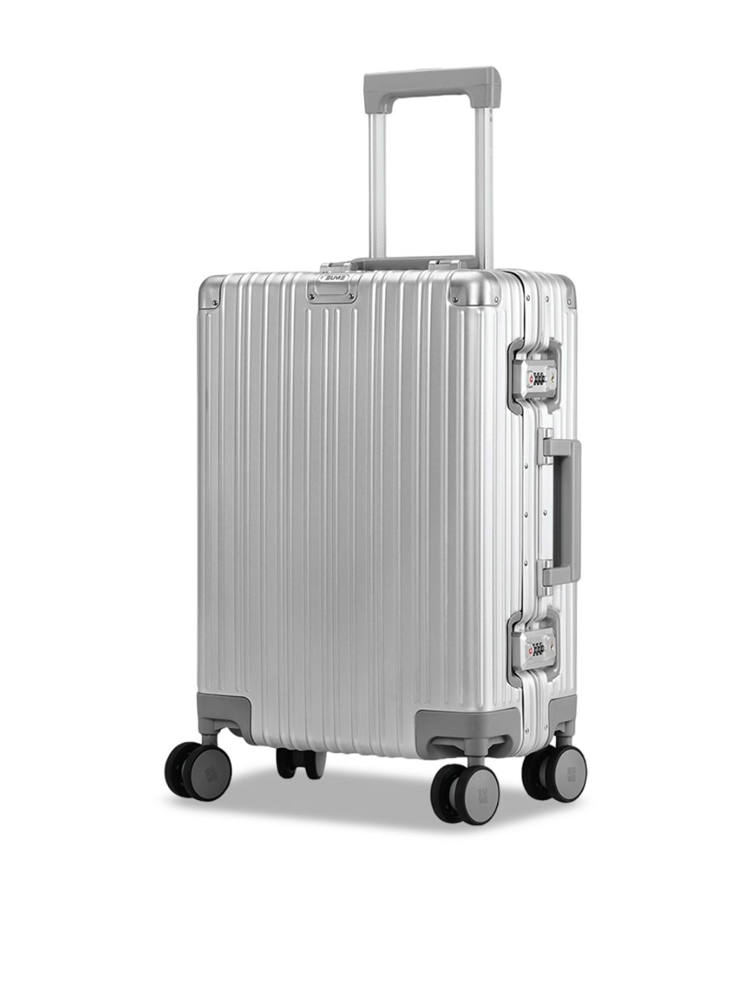 EUME Hard Sided Aluminium Cabin Luggage Trolley Bag-picture-18