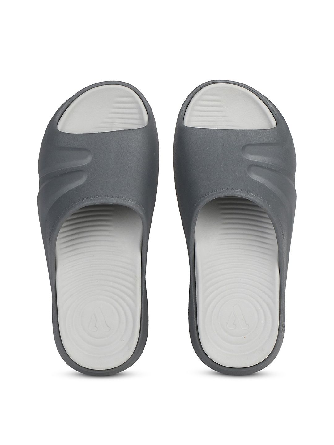 Aqualite Men Buckle Strap Solid Casual Sliders-picture-20