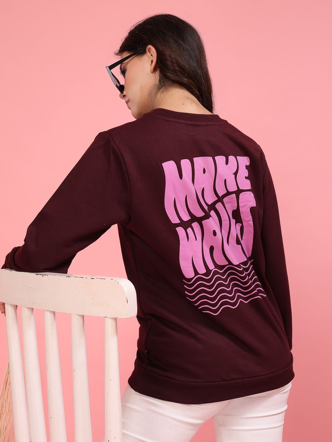 Rigo Women Typography Printed Sweatshirt-image-13