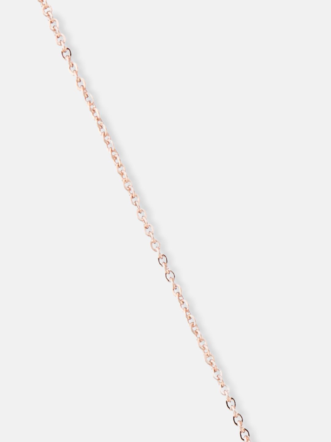 ATIBELLE Rose Gold-Plated Cubic Zirconia Studded Necklace