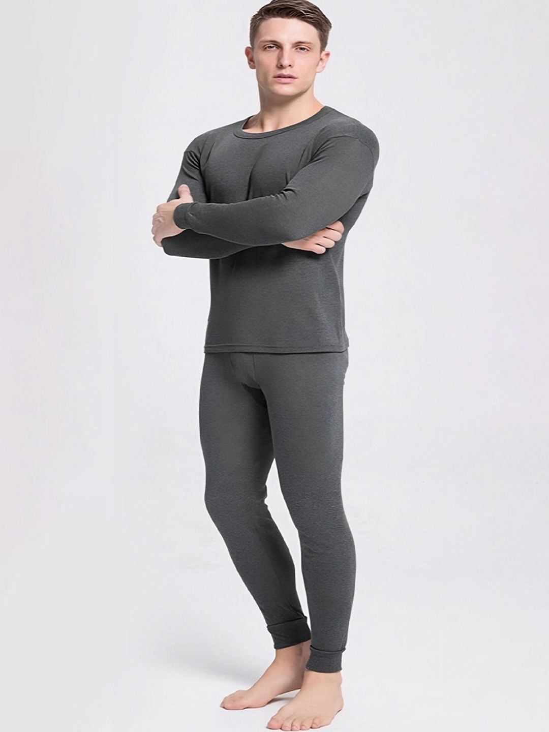 BAESD Men Round Neck Thermal Set-picture-52