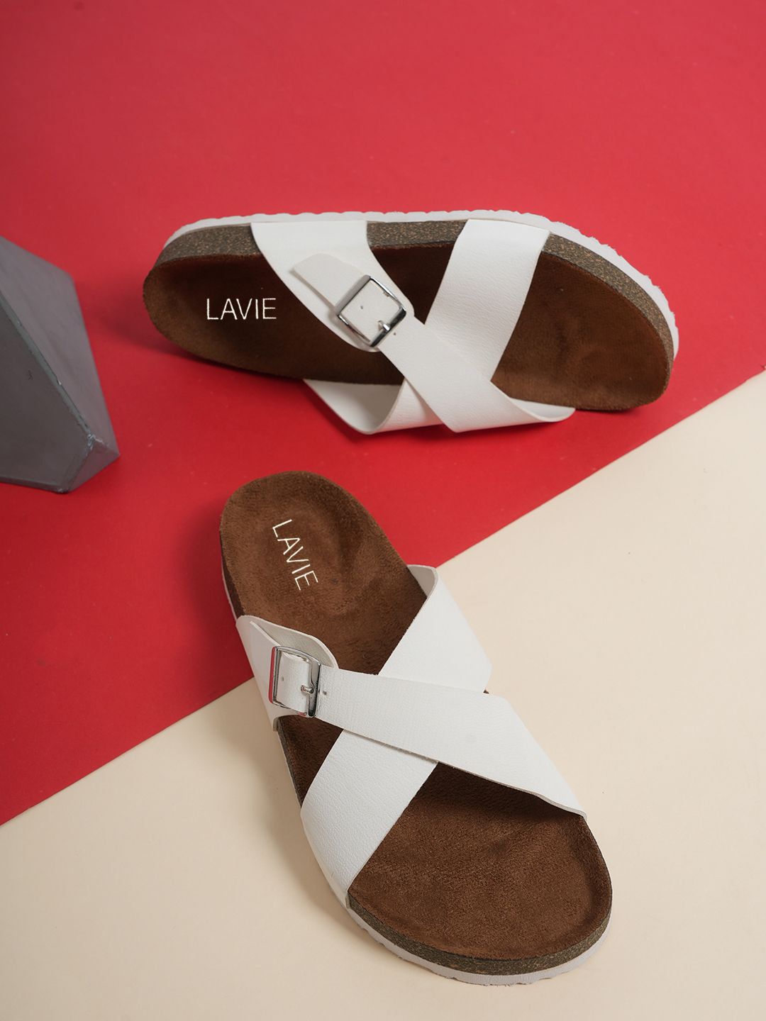 Lavie Women Open Toe Flats with Buckles-picture-37