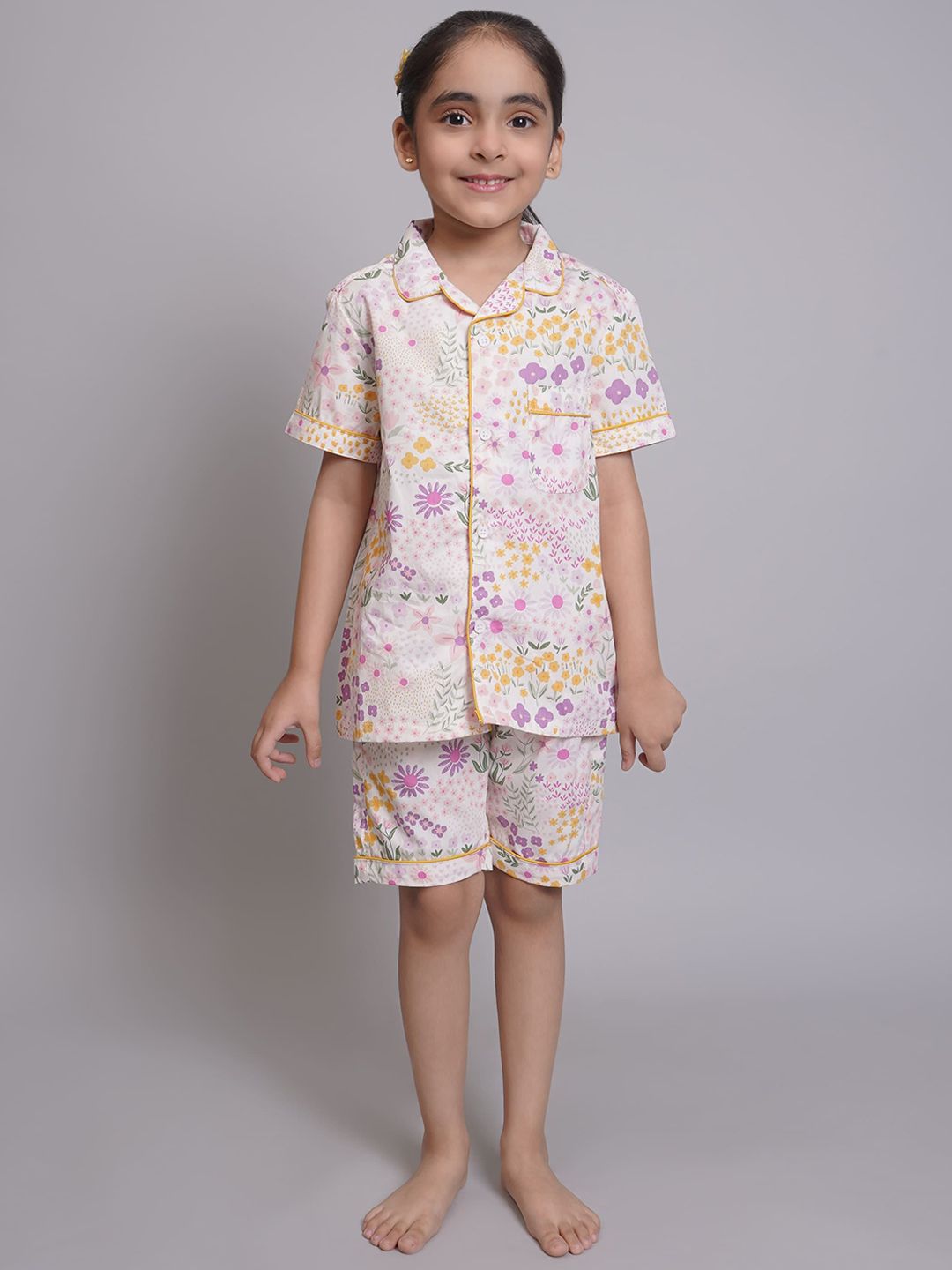 Biglilpeople Girls Printed Night suit-picture-38