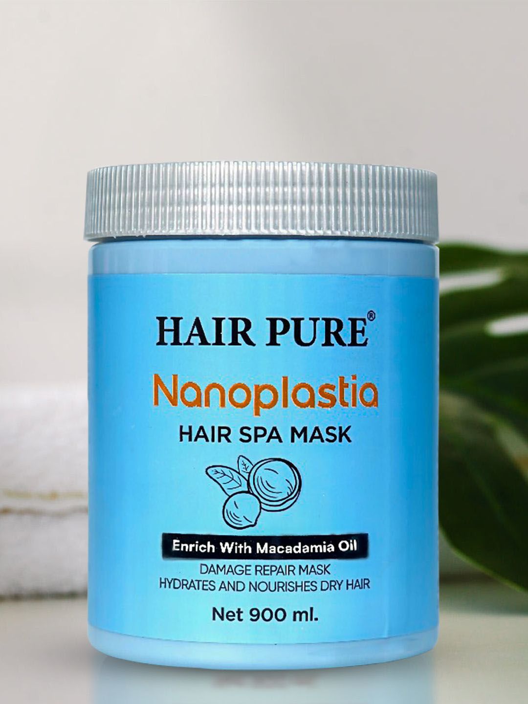 Hair Pure Nanoplastia Hair SPA Mask Deep Nourishment With Macadamia Oil - 900 ml-picture-44