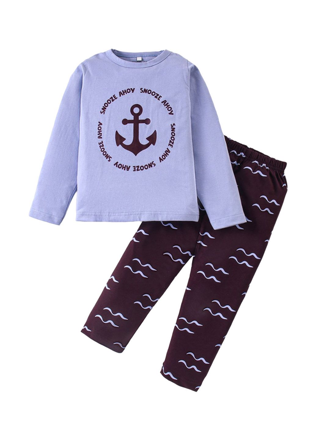 Nite Flite Unisex Kids Pure Cotton Printed Night suit-picture-11