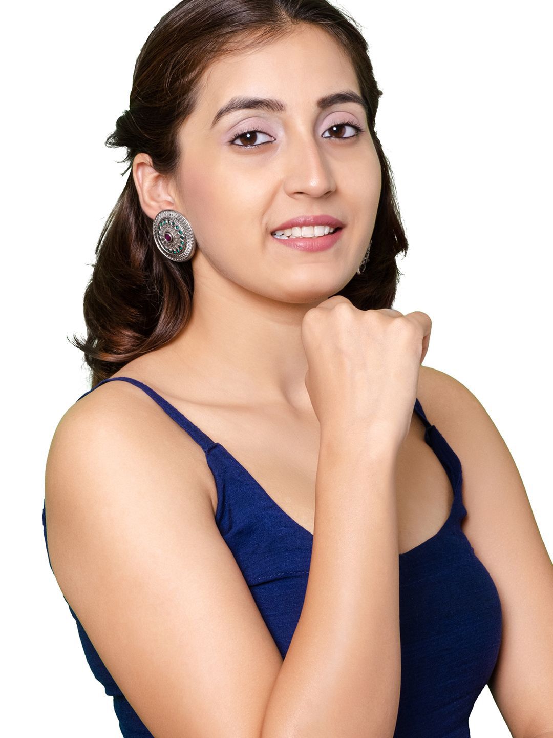 Shining Jewel - By Shivansh Contemporary Studs Earrings-picture-29