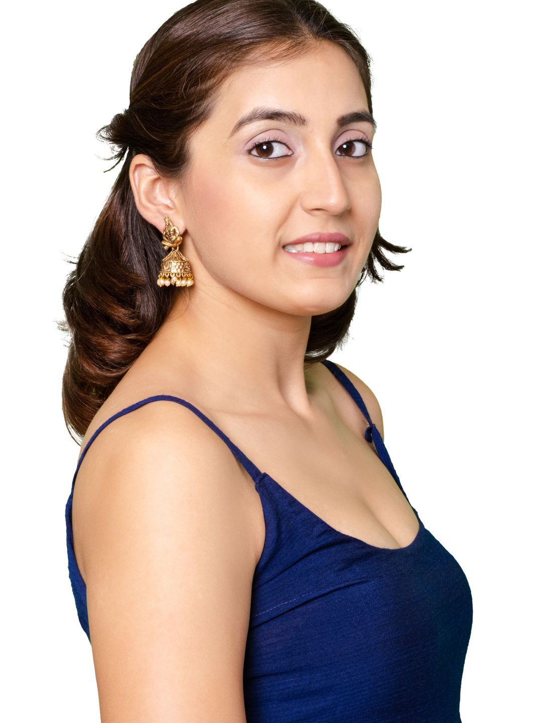 Shining Jewel - By Shivansh Contemporary Jhumkas Earrings-picture-19