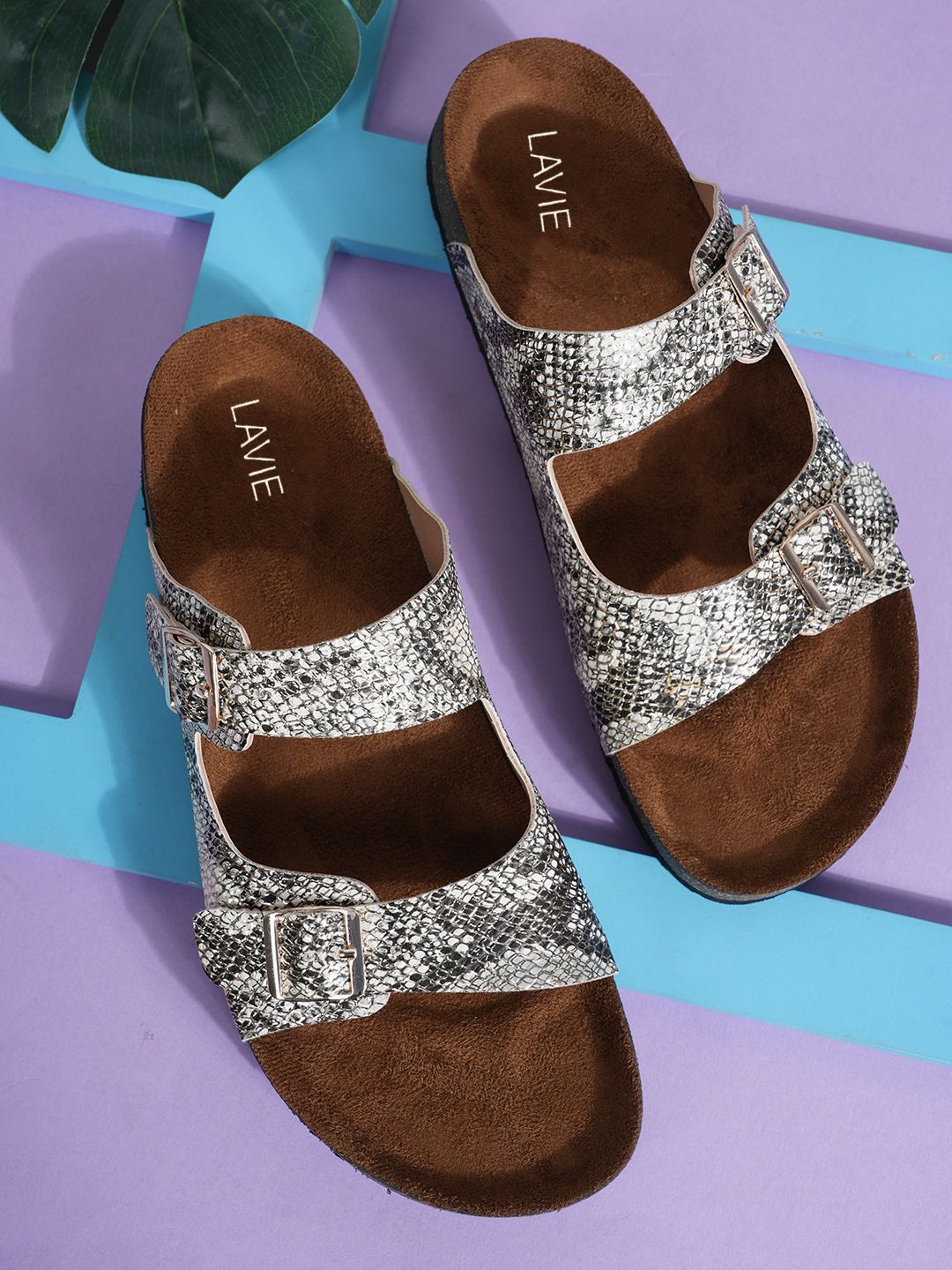 Lavie Women Open Toe Flats With Buckles-picture-27