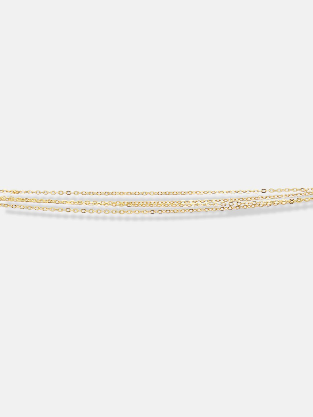 ATIBELLE Gold-Plated Stone Studded and Beaded Mangalsutra