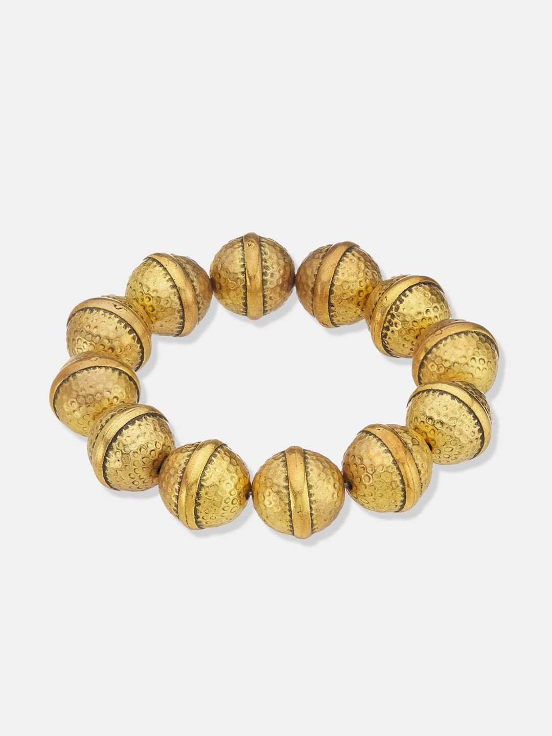 ATIBELLE Set Of 4 Gold-Plated Elasticated Bracelets