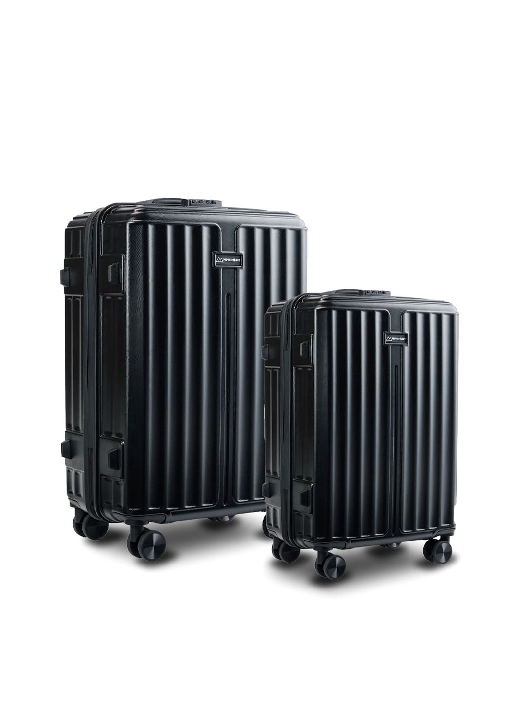 MOVE-MEANT Set Of 2 Textured Hard-Sided Trolley Suitcase-picture-46