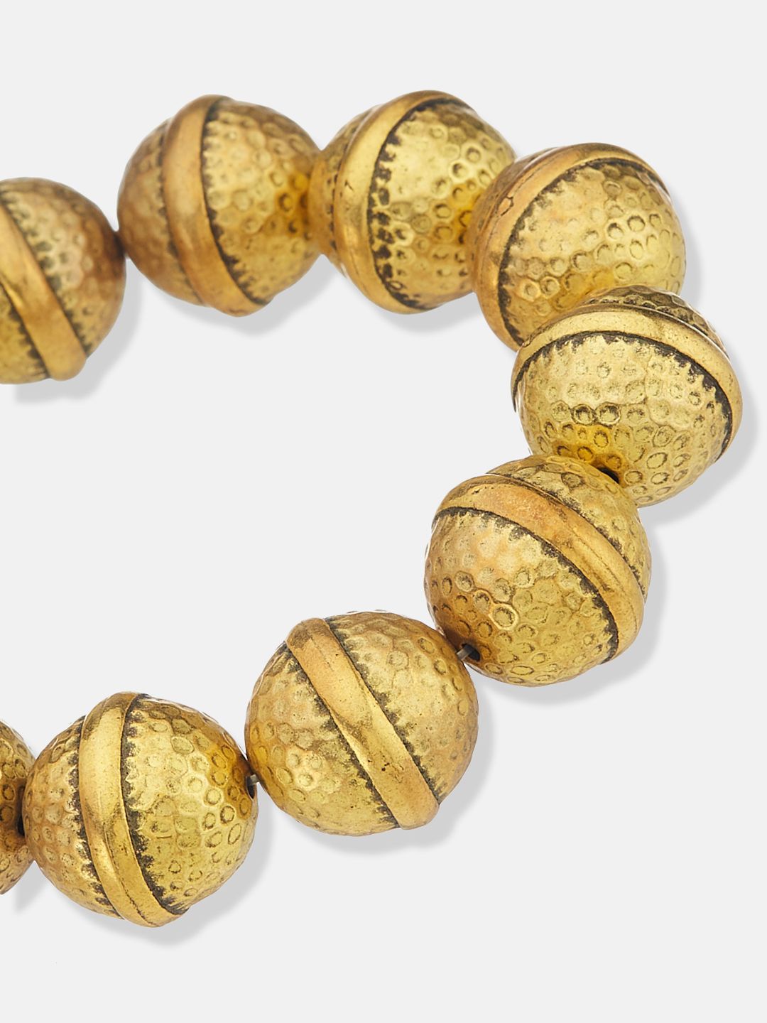 ATIBELLE Set Of 4 Gold-Plated Elasticated Bracelets