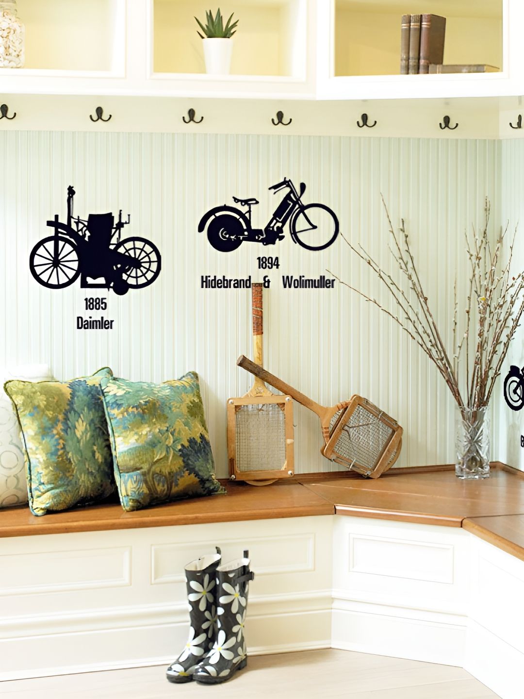Asian royal Black Printed Waterproof Wall Sticker-picture-21