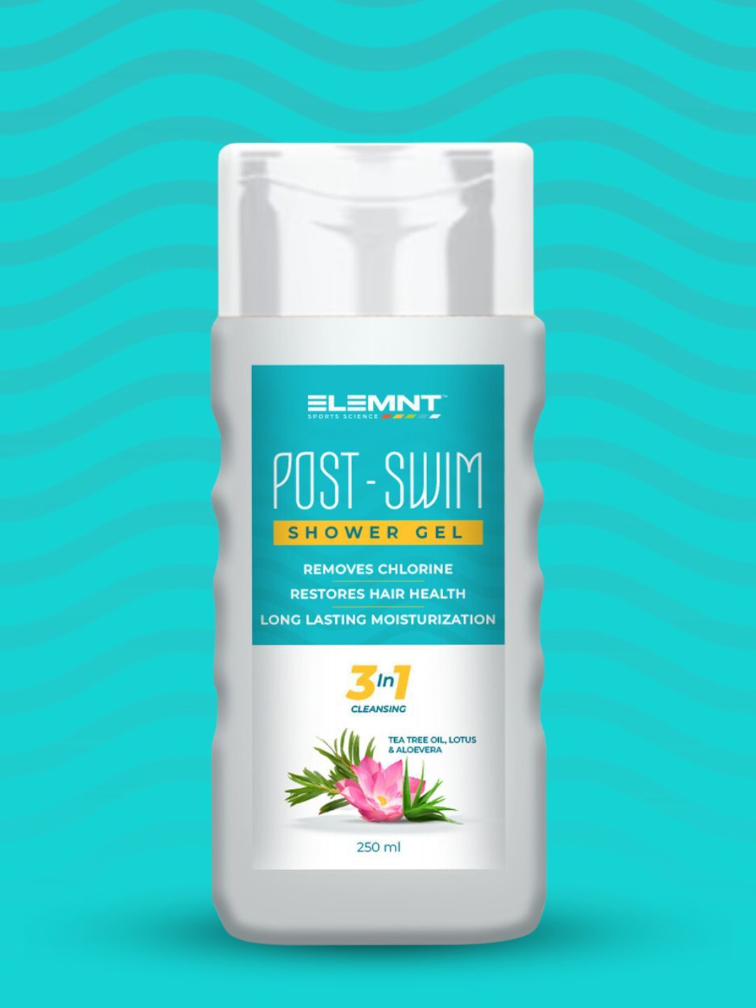 Elemnt Sports Science Post Swim Shower Gel With Tea Tree Oil - 250 ml-image-29