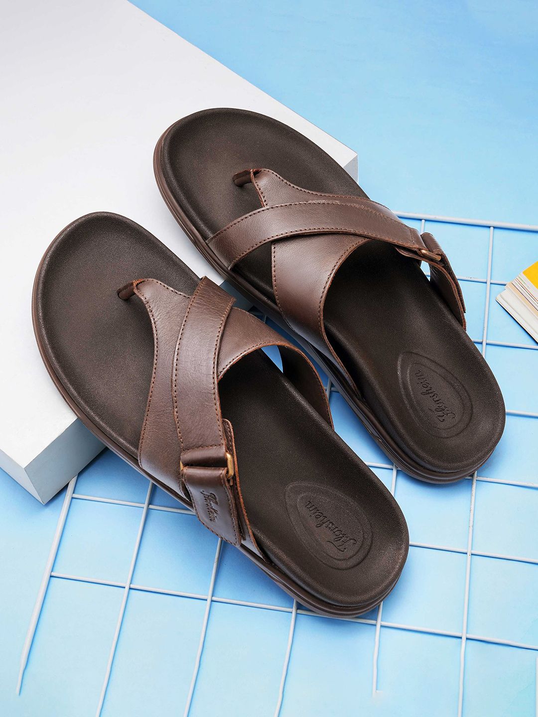 Florsheim Men Leather Comfort Sandals-picture-27