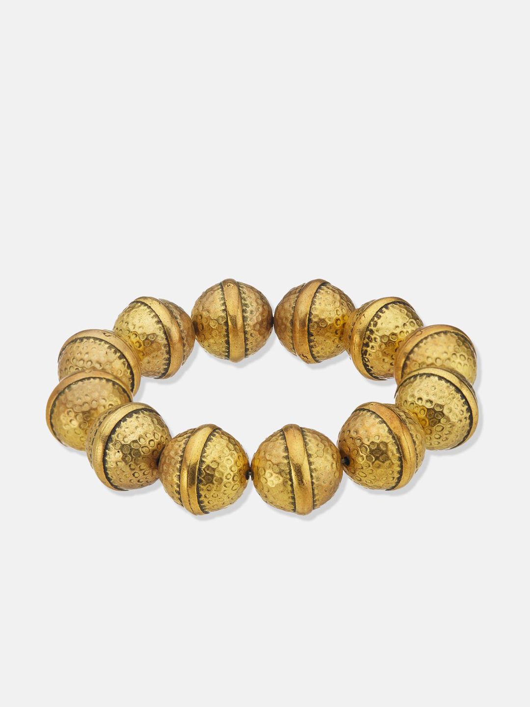 ATIBELLE Set Of 4 Gold-Plated Elasticated Bracelets