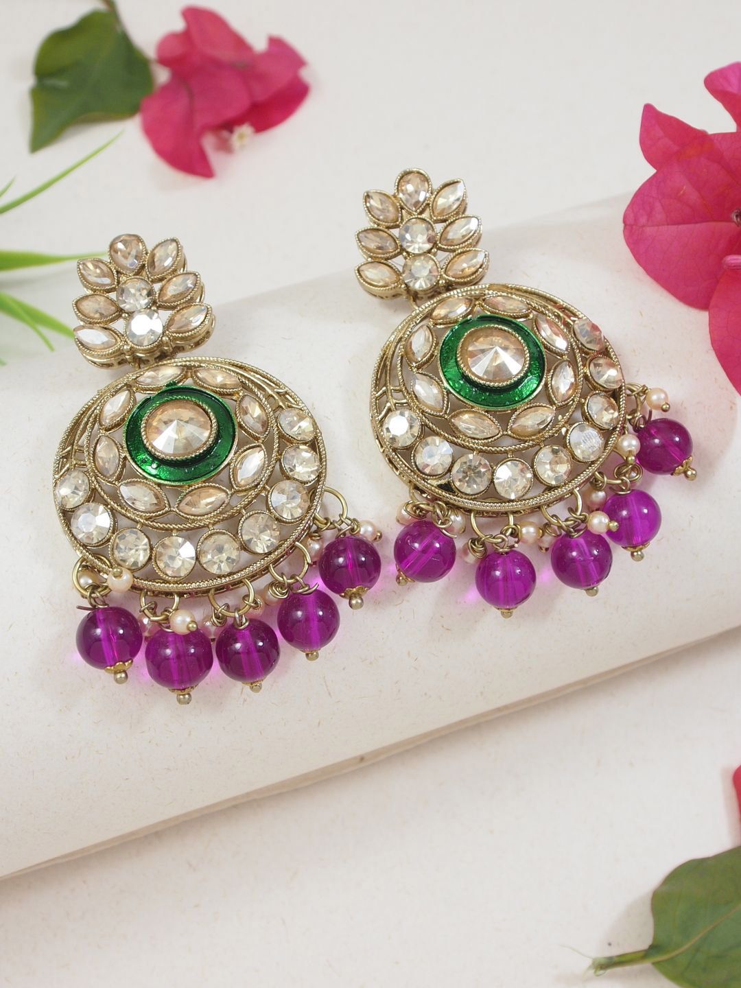 I Jewels Contemporary Drop Earrings-picture-36