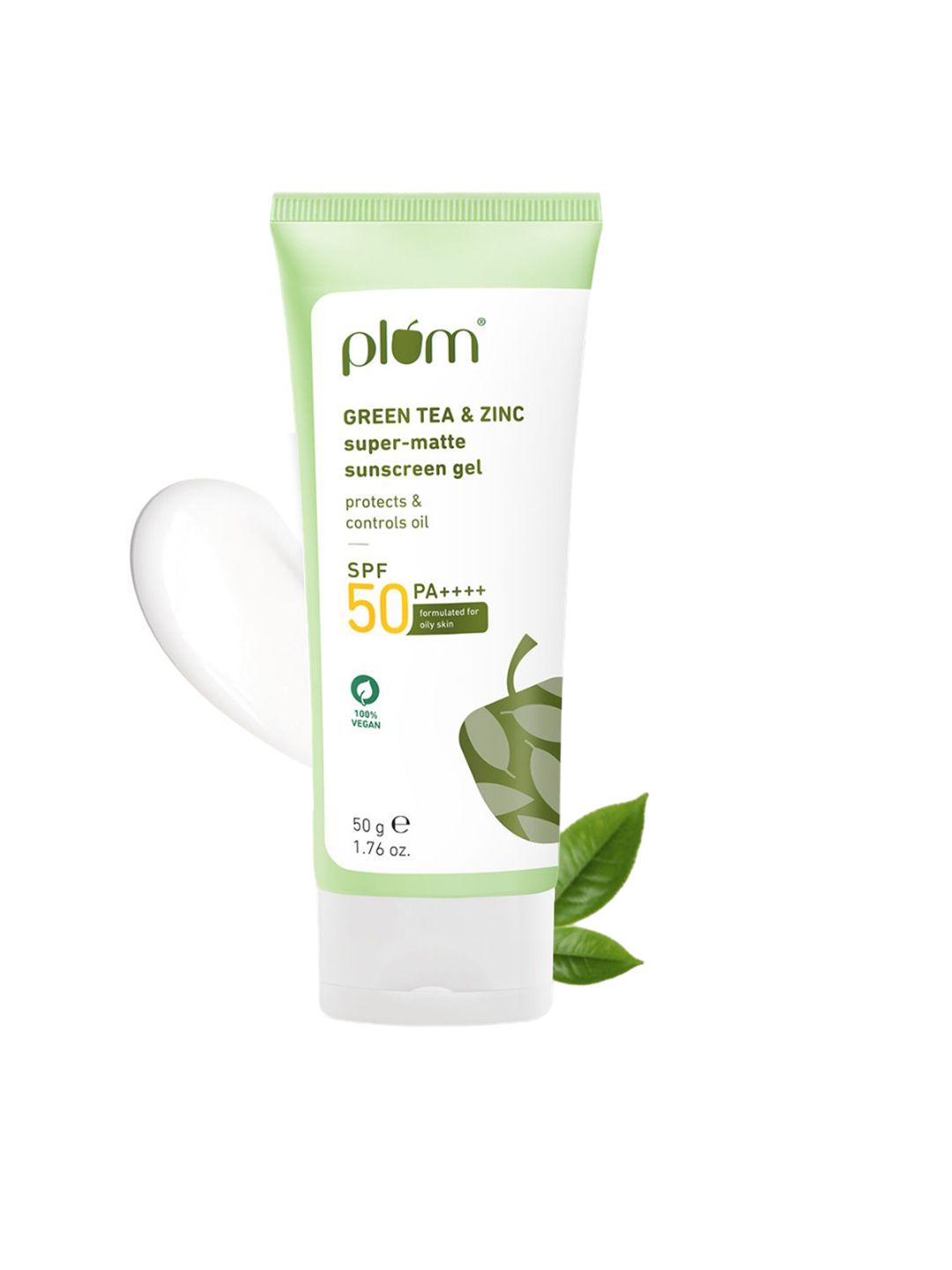 Plum Green Tea & Zinc Super-Matte SPF 50 PA ++++ Sunscreen Gel -  50 g-image-48