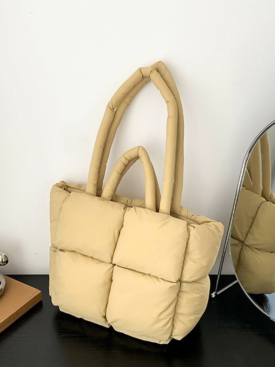 StyleCast x Revolte Women Textured Structured Cotton Shoulder Bag-picture-26