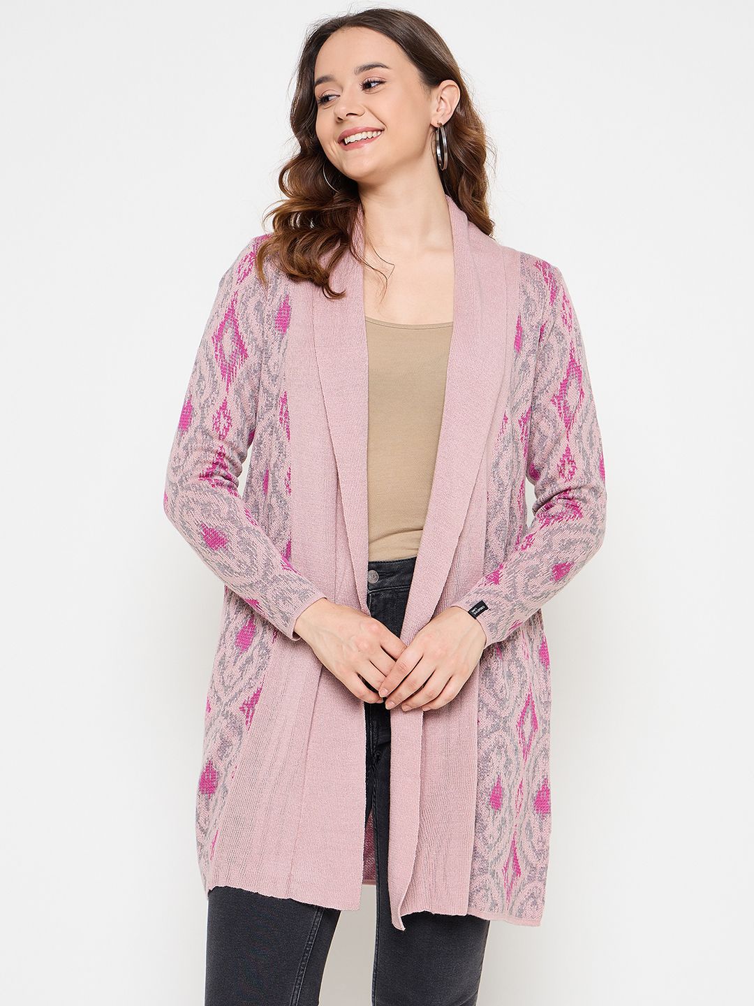 CREATIVE LINE Women Party Longline Shrug-picture-40
