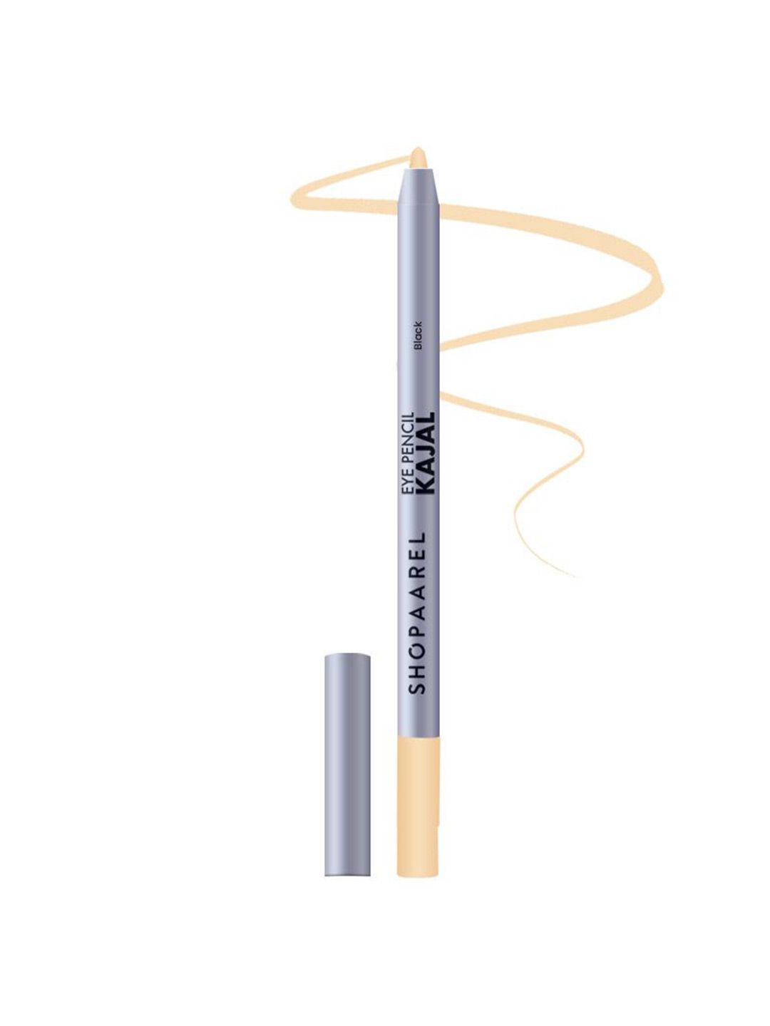 Shopaarel Waterproof & Smudge Proof Eye Kajal Pencil- 0.5g - Shade- Beige-picture-31