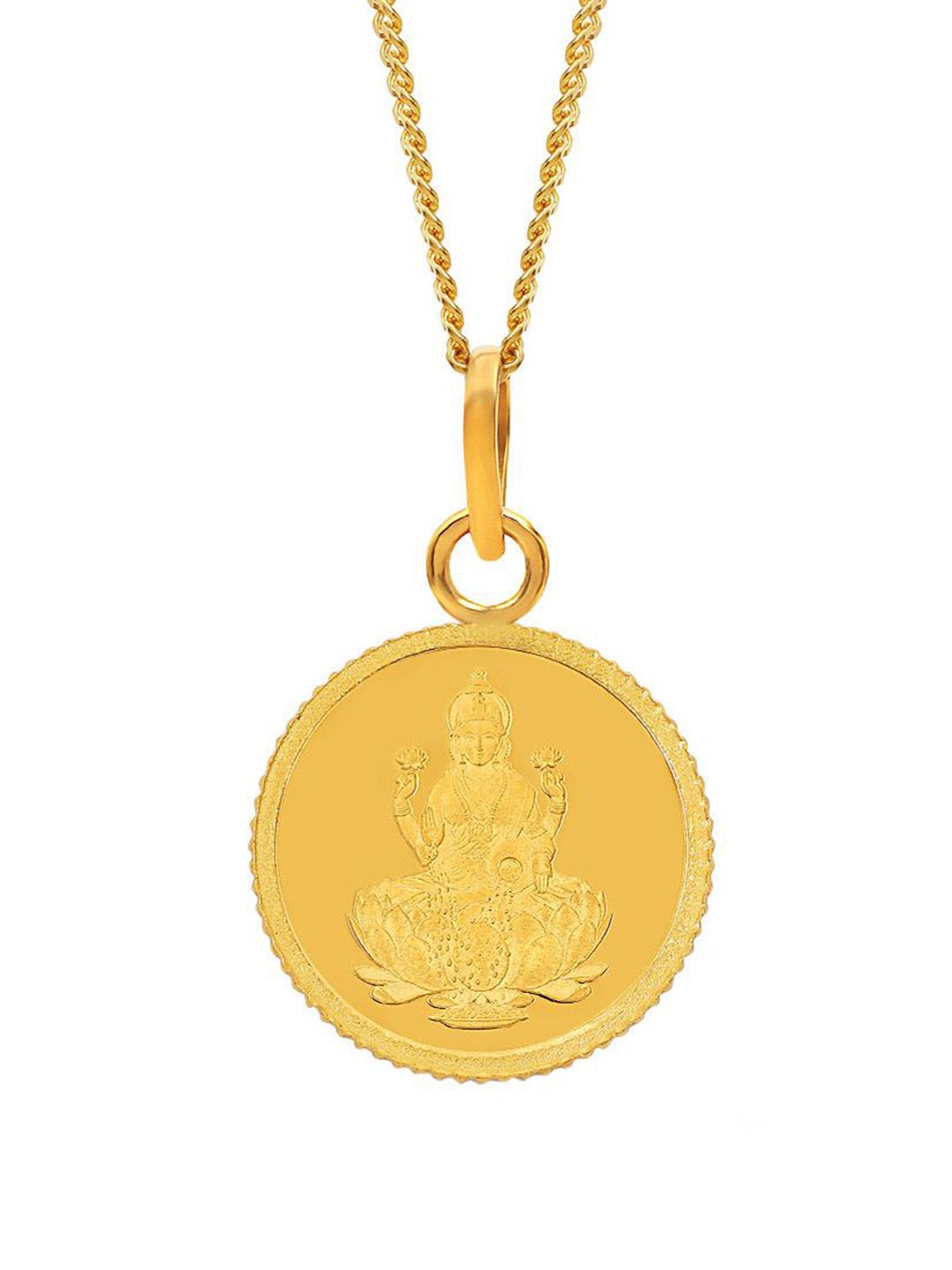 Kalyan Jewellers Women 24KT 999 Purity Goddess Lakshmi Gold Coin - 2 g-image-37