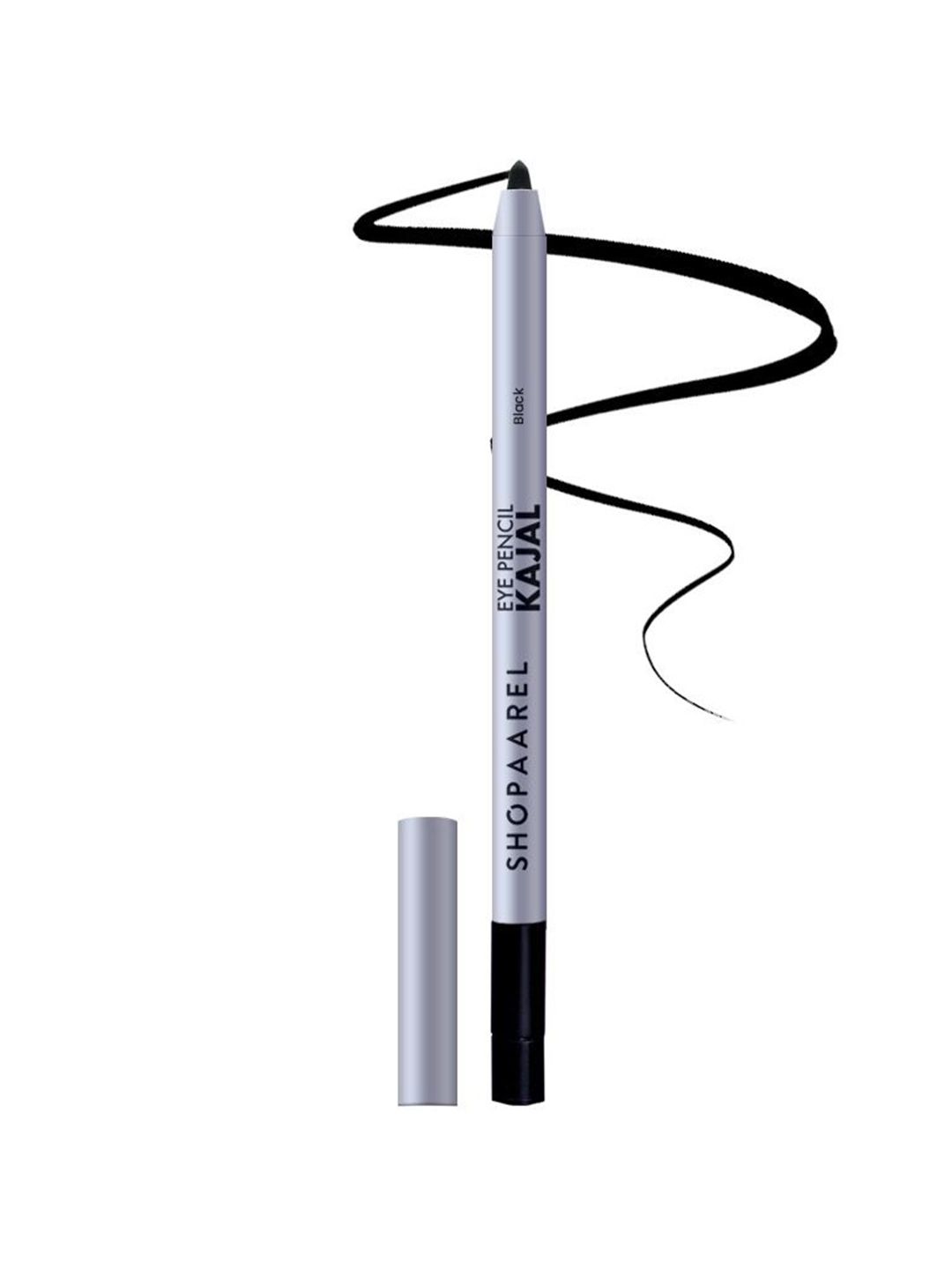 Shopaarel Waterproof& Smudge Proof Eye Kajal Pencil- 0.5g - Shade- Black-picture-32