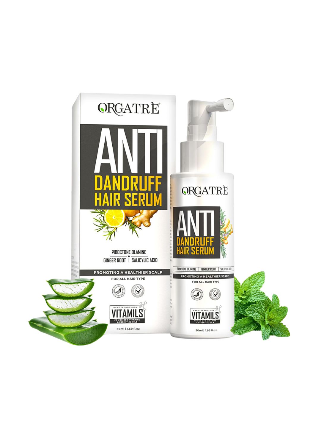 Orgatre Anti-Dandruff Hair Serum With Salicylic Acid - 50 ml-image-33