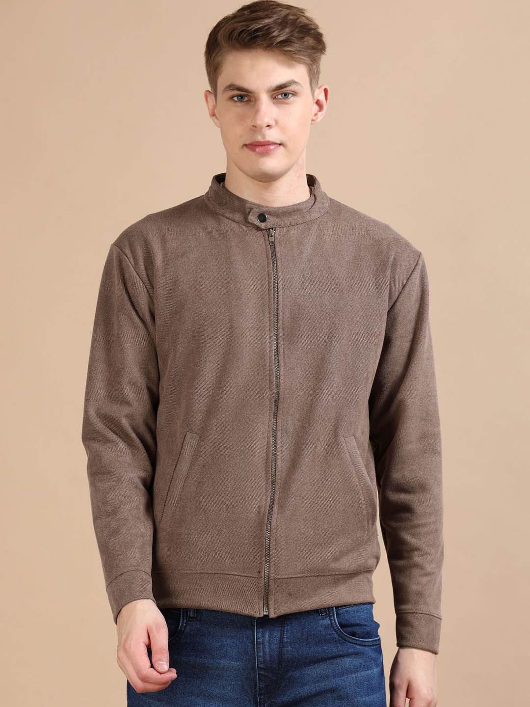 Bushirt Men Suede Lightweight Fashion Jacket-picture-41