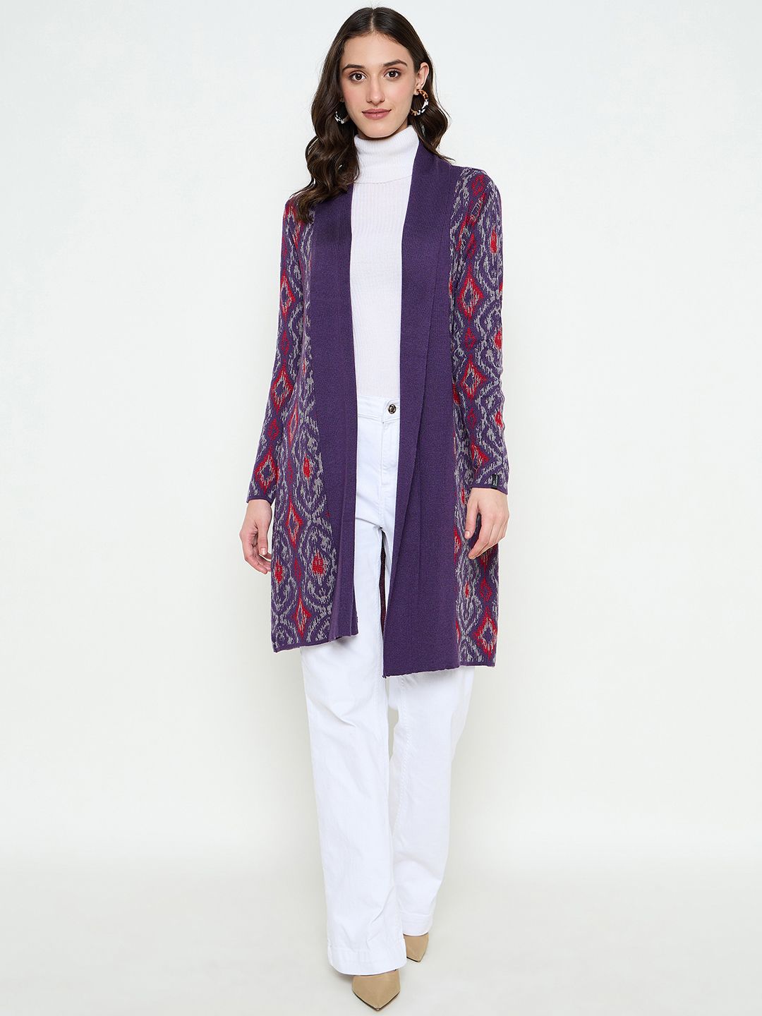CREATIVE LINE Women Longline Shrug-picture-10