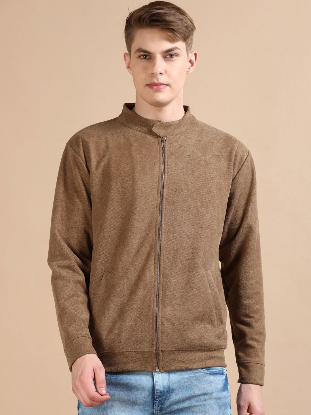 Bushirt Men Suede Lightweight Fashion Jacket-picture-15