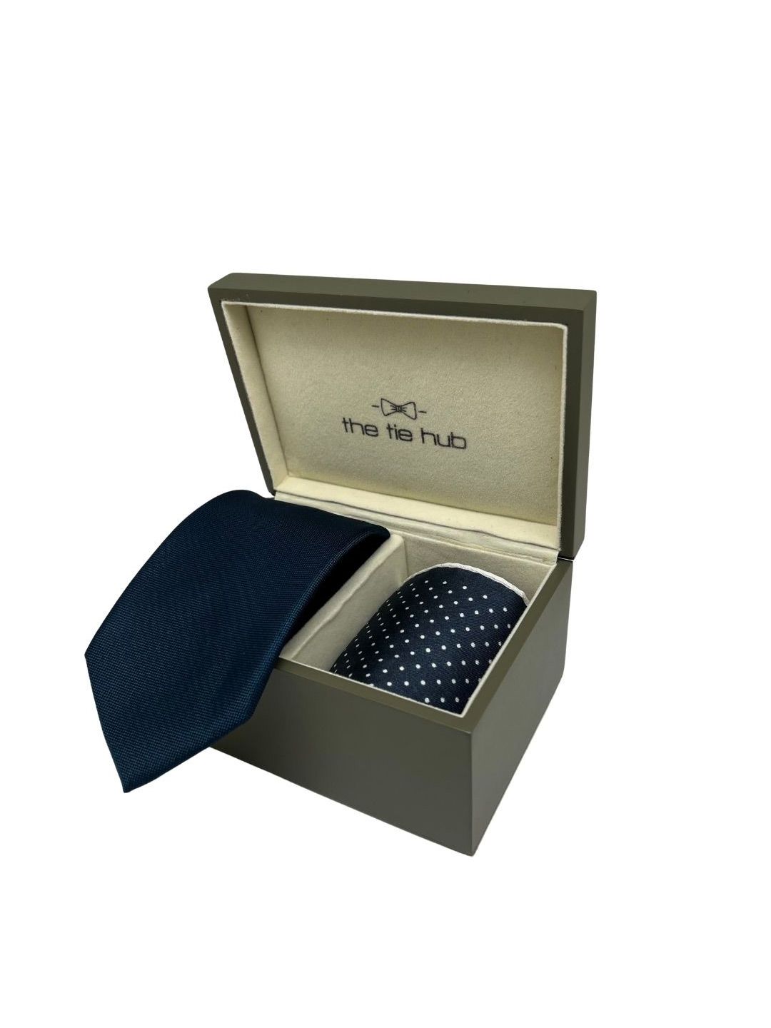 The Tie Hub Men Accessory Gift Set of Silk Necktie with Silk Pocket Square-picture-26