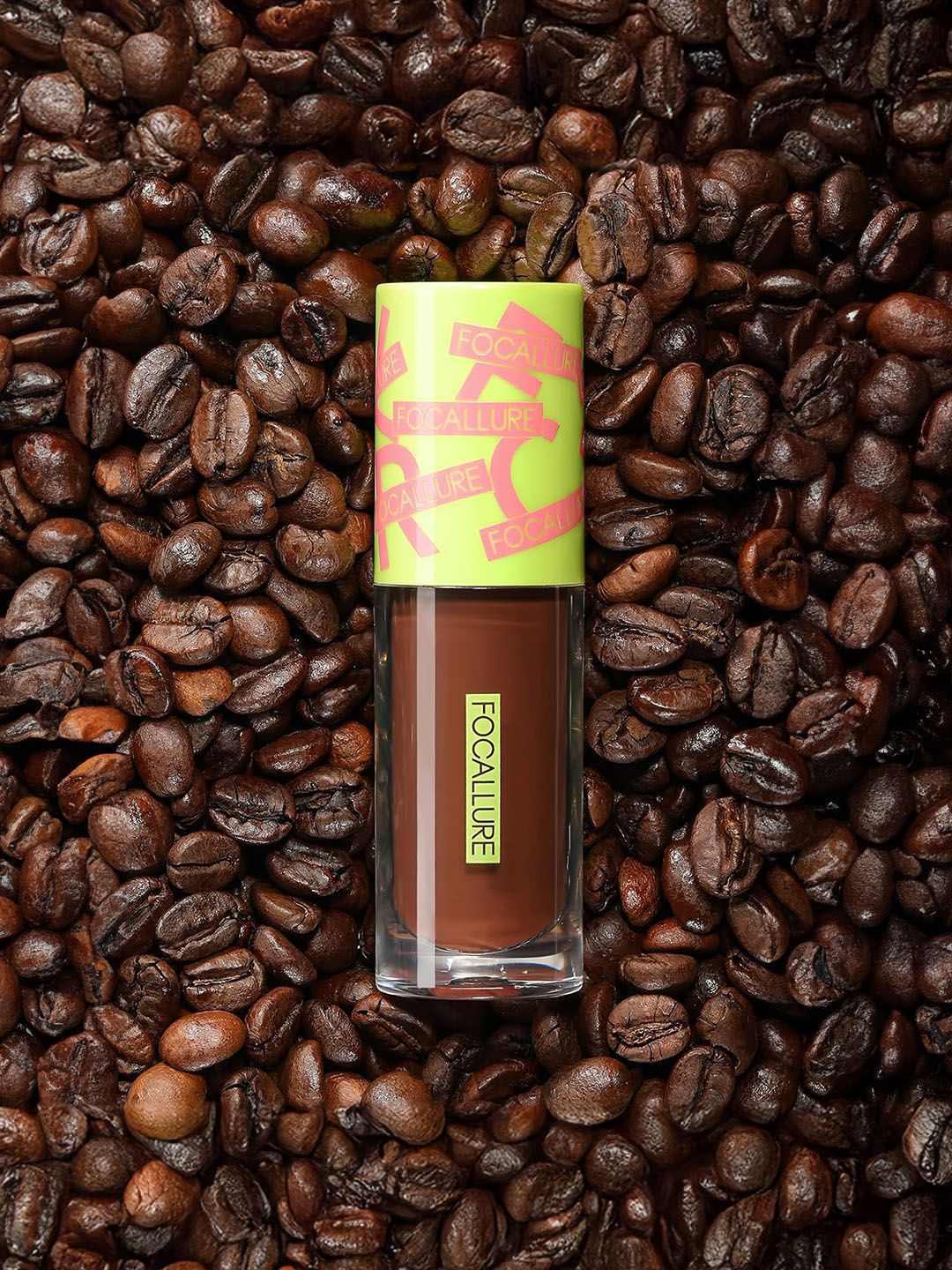 FOCALLURE Shine Infused Oil Lip Gloss- 4.2g- Drip Coffee-image-21