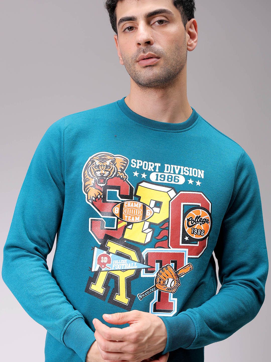 The Indian Garage Co Men Printed Pullover Sweatshirt-picture-24