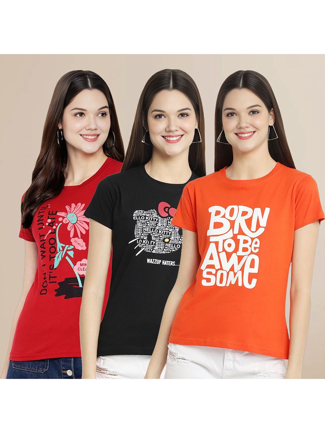 Metronaut Women Typography 3 T-shirt-picture-37