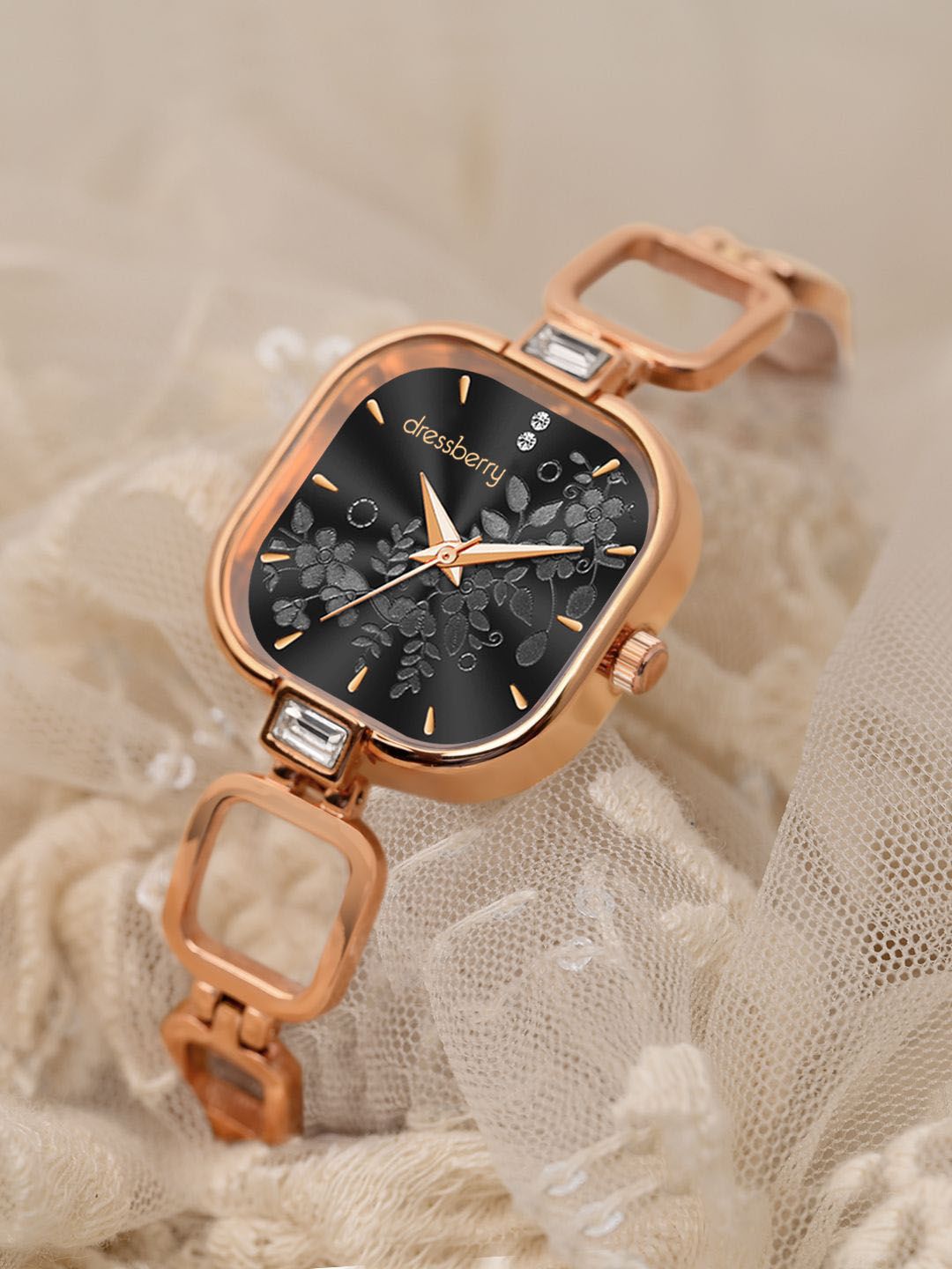 DressBerry Women Dial & Bracelet Style Straps Analogue Watch HOBDB-252-RG-picture-31