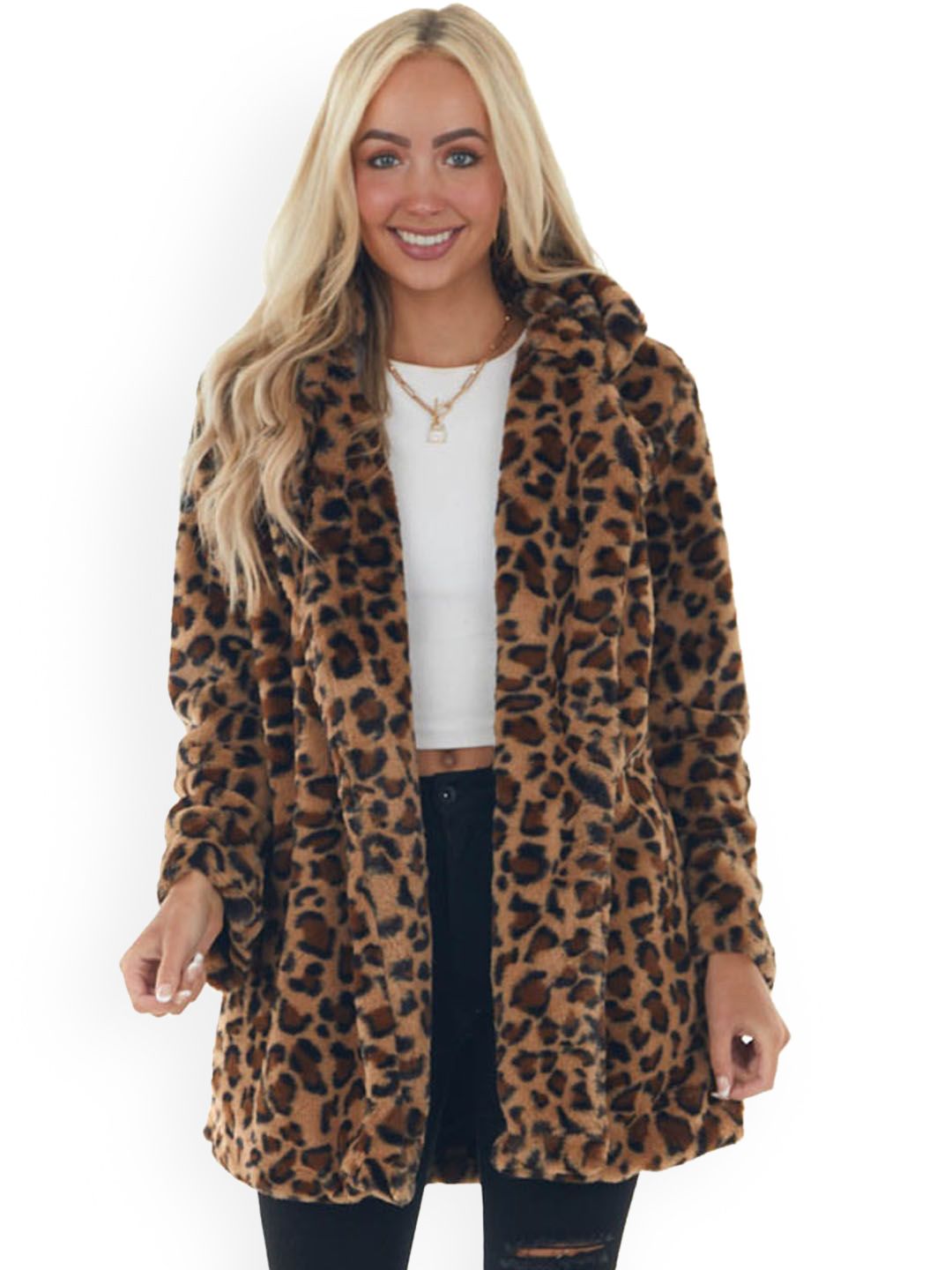 StyleCast Women Polyester Longline Open Front Jacket-picture-40