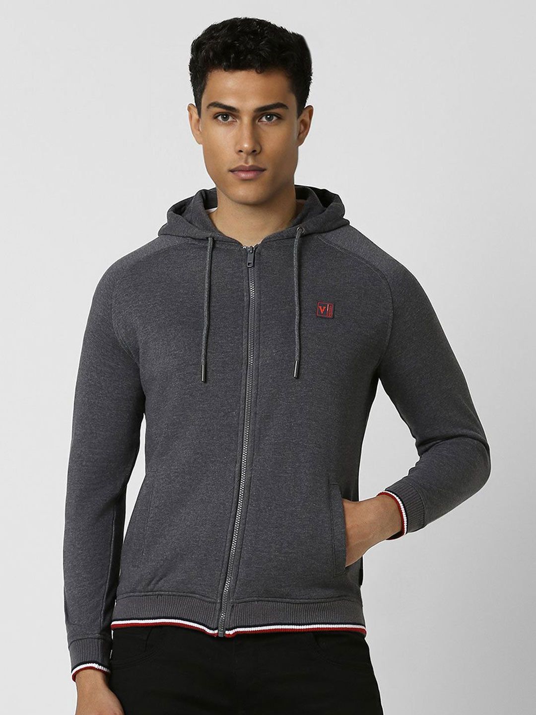 Van Heusen Men Cotton Hooded Front-Open Sweatshirt-picture-19