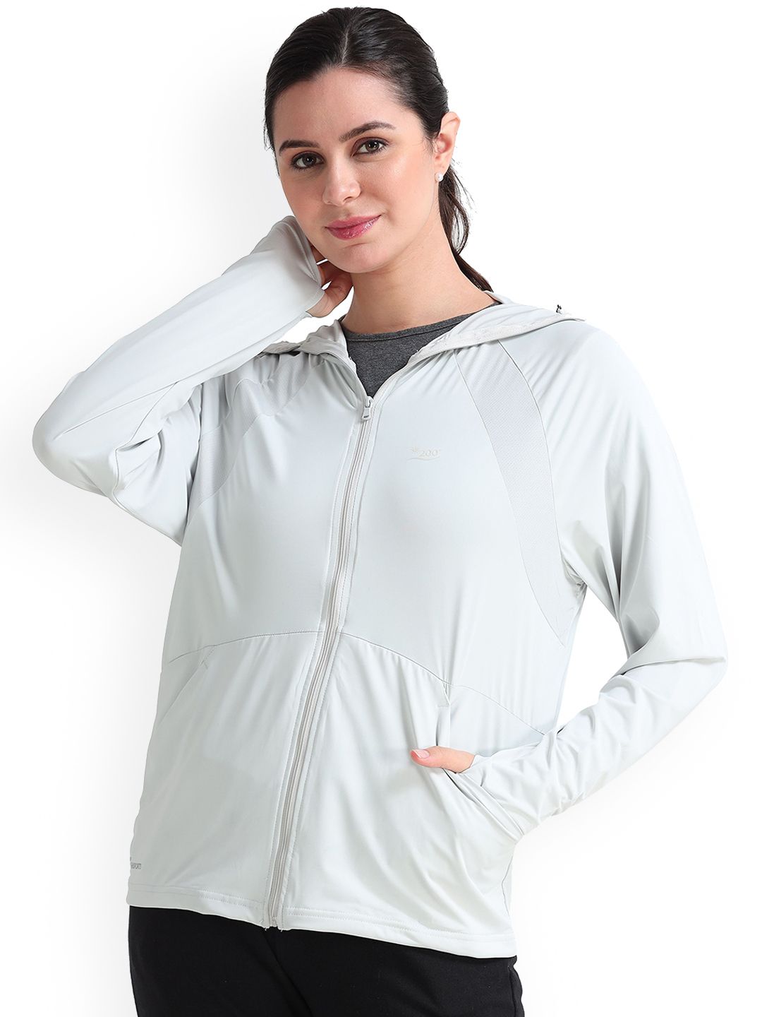 FabSeasons Women Lightweight Crop Outdoor Sporty Jacket-picture-46
