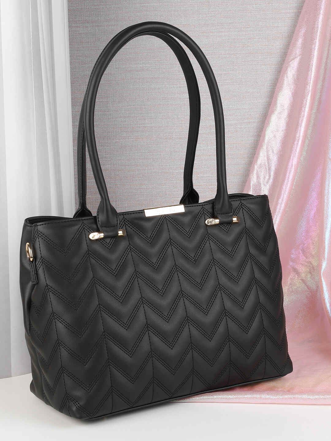 Metro Women Textured Structured Shoulder Bag-picture-41