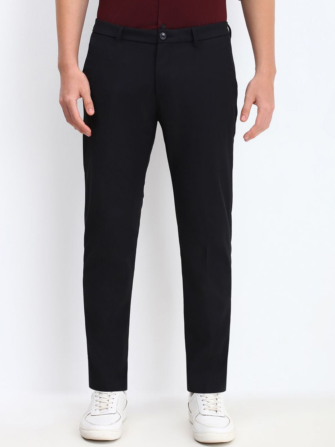 Allen Solly Men Mid-Rise Formal Trousers-picture-13