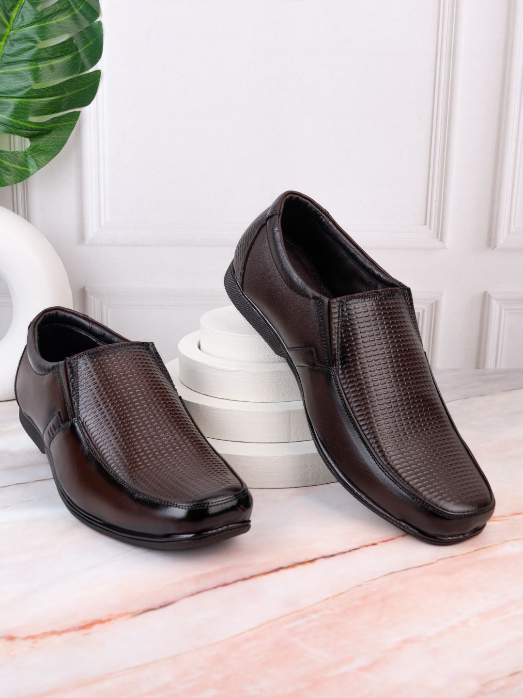 MENGLER Men Leather Formal Slip-On Shoes-picture-20