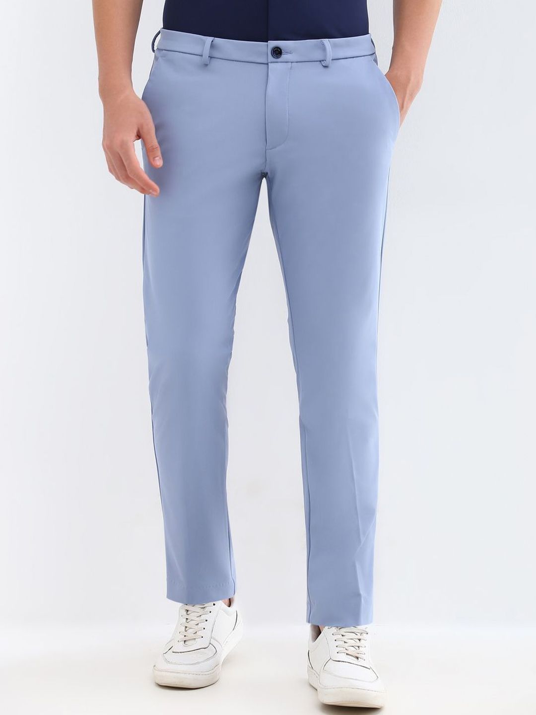 Allen Solly Men Mid-Rise Formal Trousers-image-45