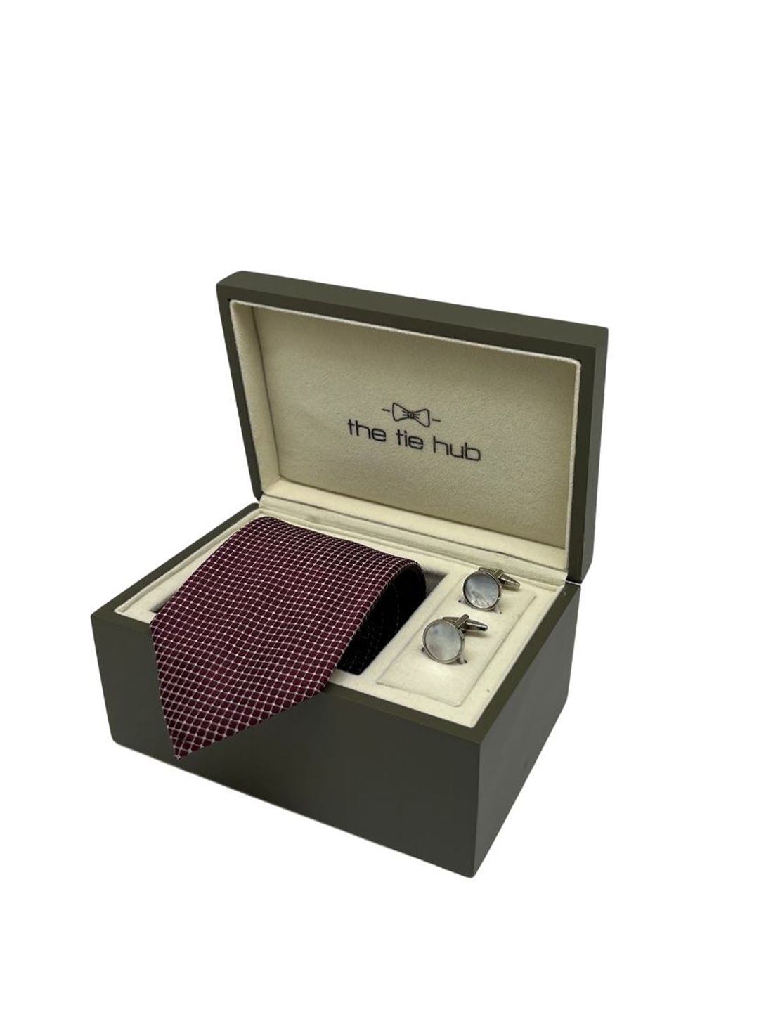 The Tie Hub Men Tie, Cufflinks, Pocket Square Accessory Gift-picture-20